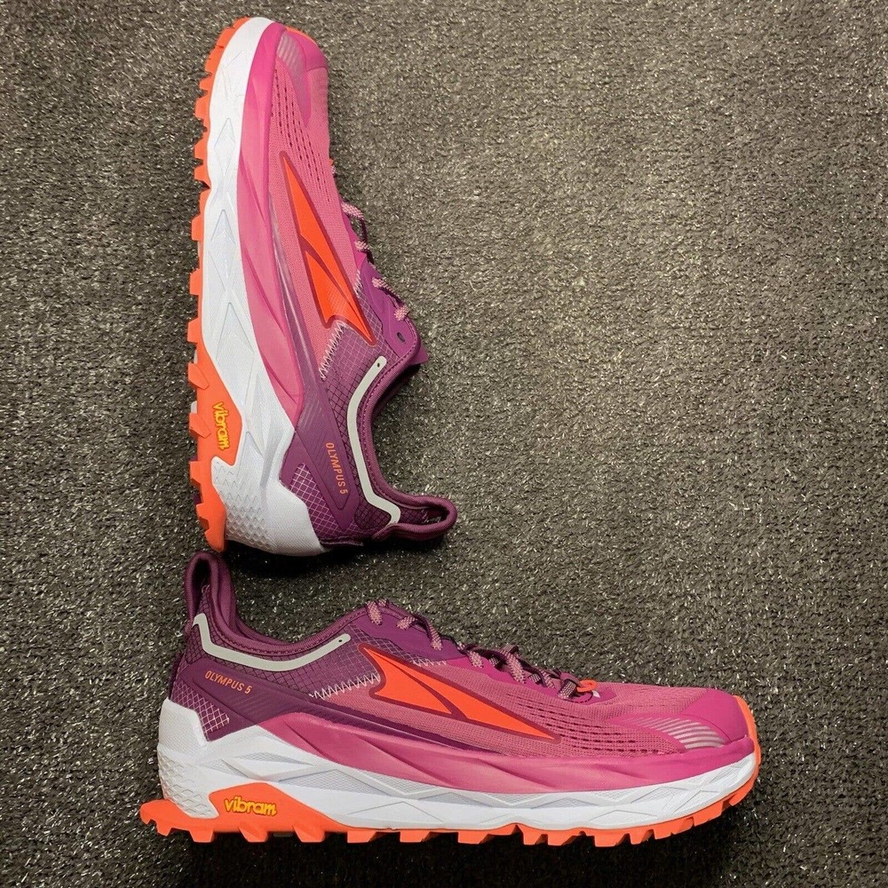 Altra Olympus 5 Low women’s sz 10 Purple/orange’ trail Running Shoes AL0A7R74580
